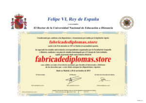 comprar Título falso UNED