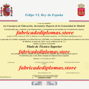 comprar título de fp español